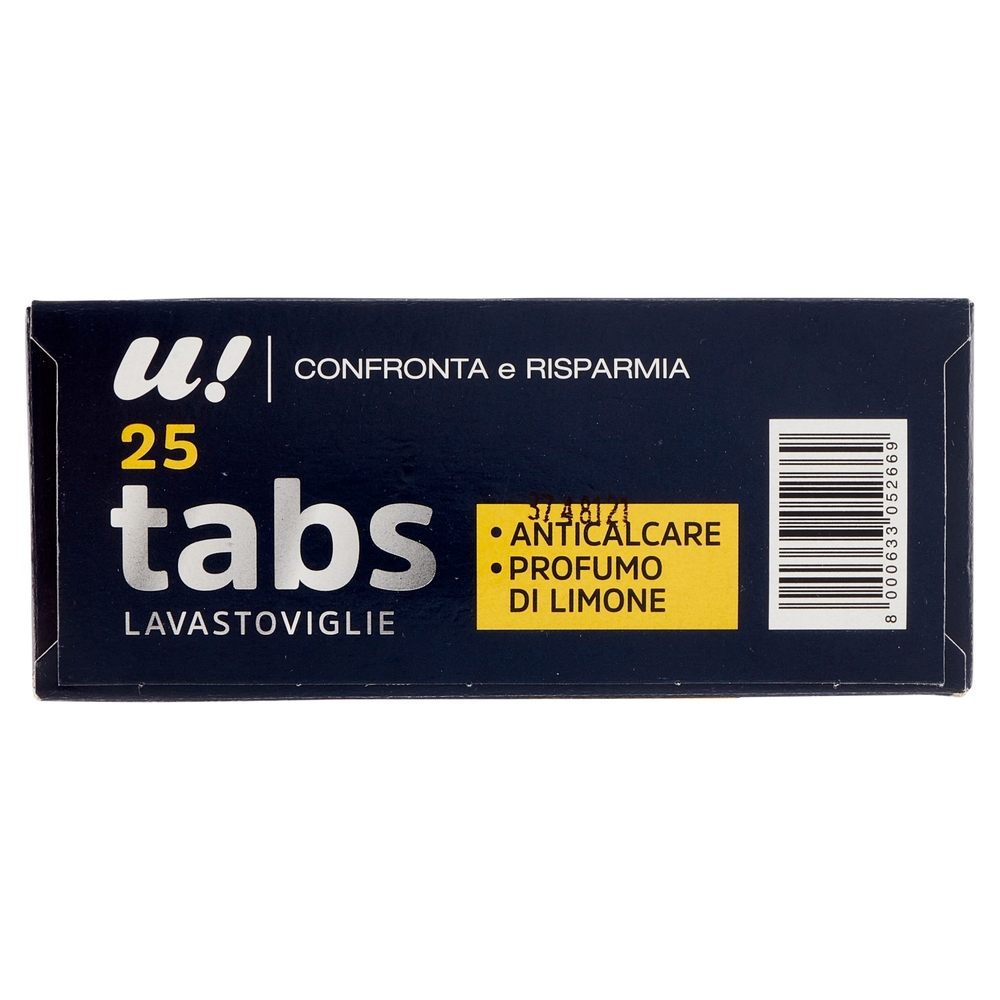 25 Tabs Lavastoviglie U! Confronta e Risparmia
